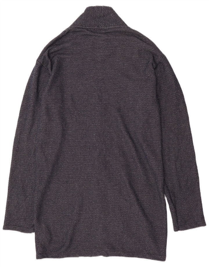 Zara Męski sweter rozpinany XL Granatowy poliester