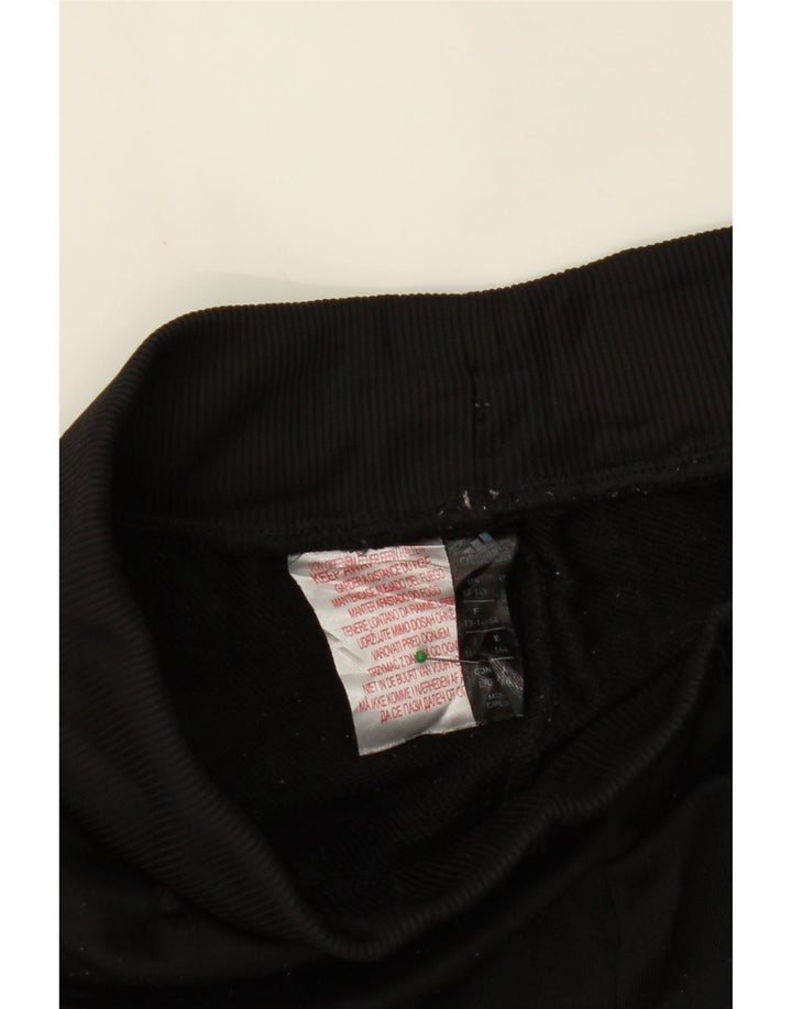 ADIDAS Boys Tracksuit Trousers Joggers 13-14 Years  Black Polyester Vintage Adidas and Second-Hand Adidas from Messina Hembry 