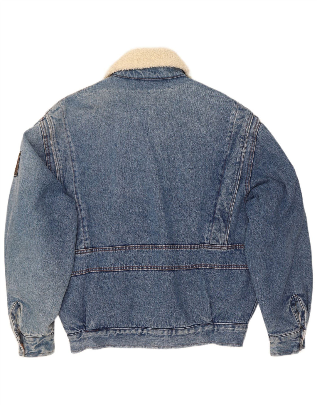 Męska kurtka Mash Sherpa Denim Flight Aviator IT 48/50 Średni Niebieski
