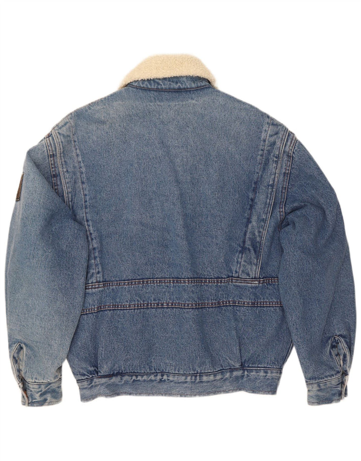 Męska kurtka Mash Sherpa Denim Flight Aviator IT 48/50 Średni Niebieski