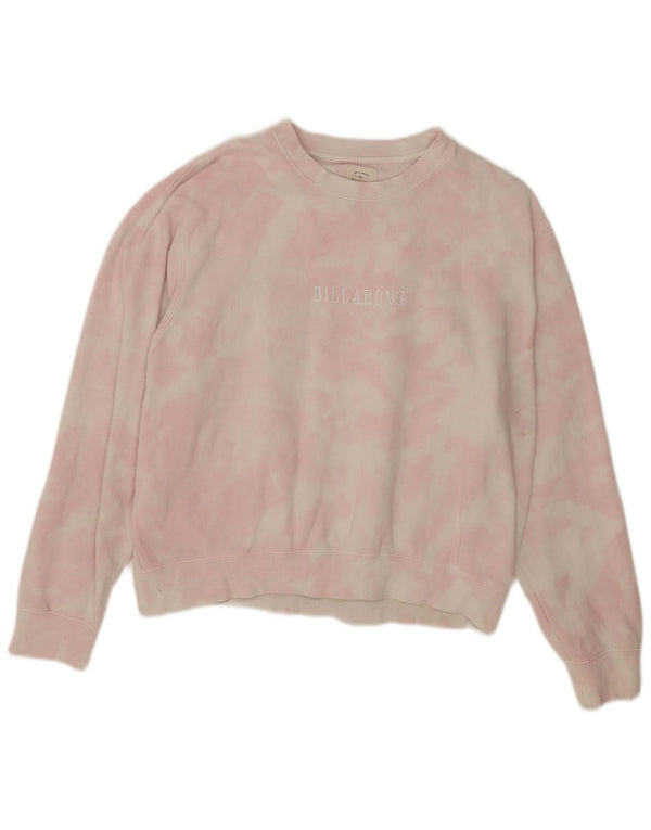 Damska bluza z grafiką Billabong UK 14 Medium Pink Tie Dye