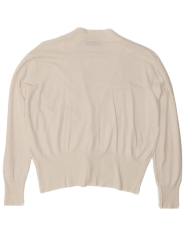Sweter damski Zara Cardigan UK 14 Średni biały