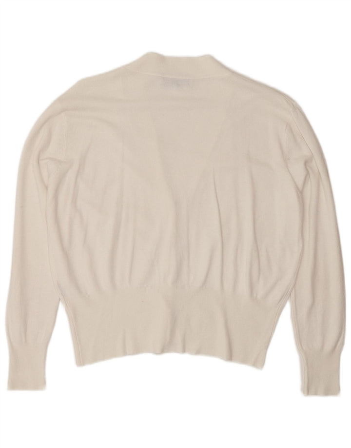 Sweter damski Zara Cardigan UK 14 Średni biały