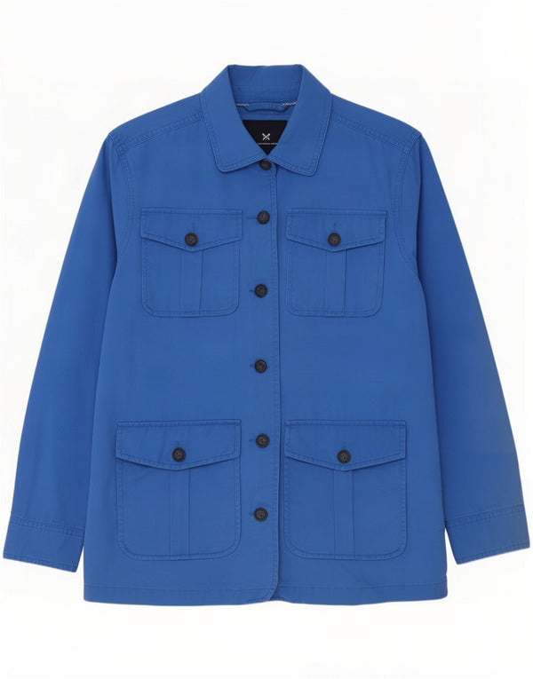 Crew Clothing Damska kurtka użytkowa UK 14 Medium Blue Cotton