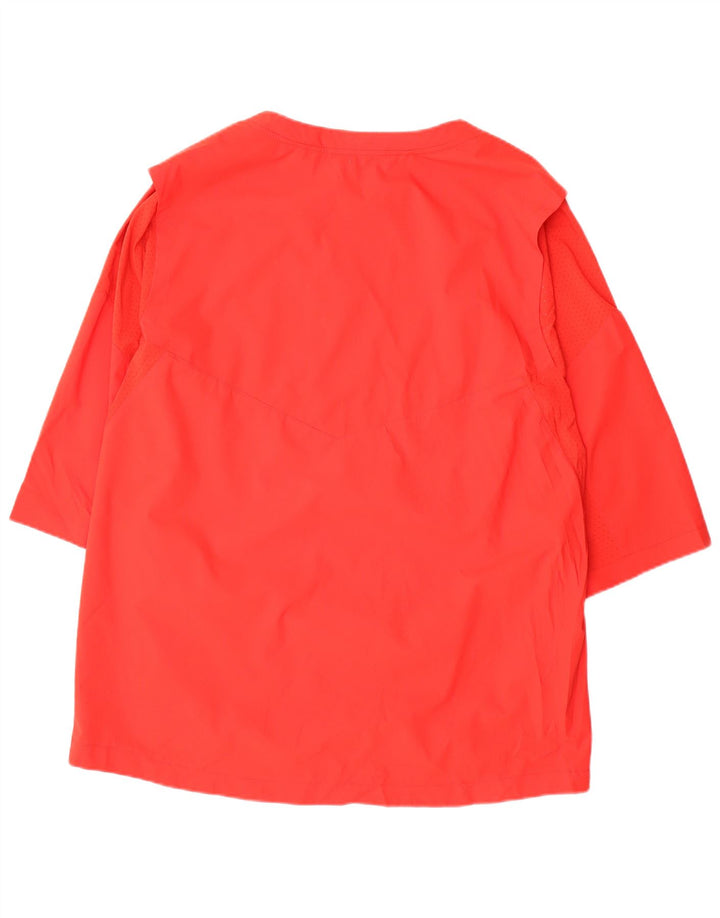 Męska koszulka baseballowa Nike z rękawem 3/4 XL, czerwonym poliestrem