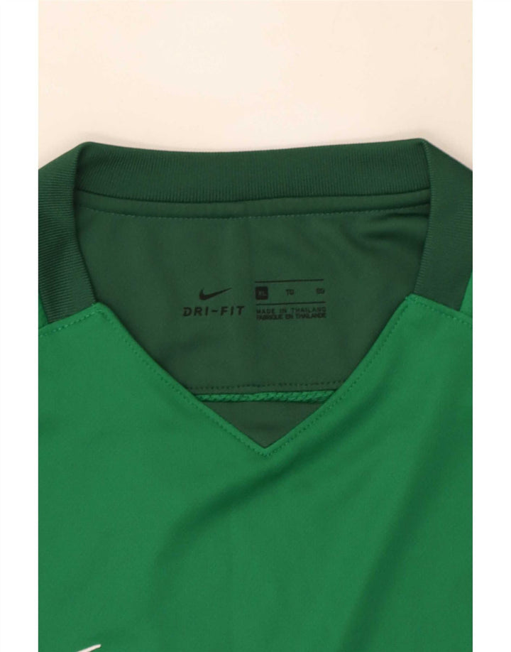Męska koszulka Nike Dri Fit z długim rękawem XL w kolorze zielonym