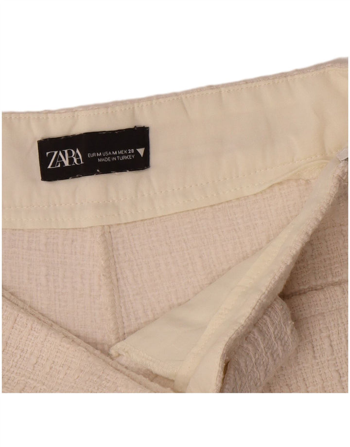 Damskie spodenki codzienne Zara, średnie W28, białe