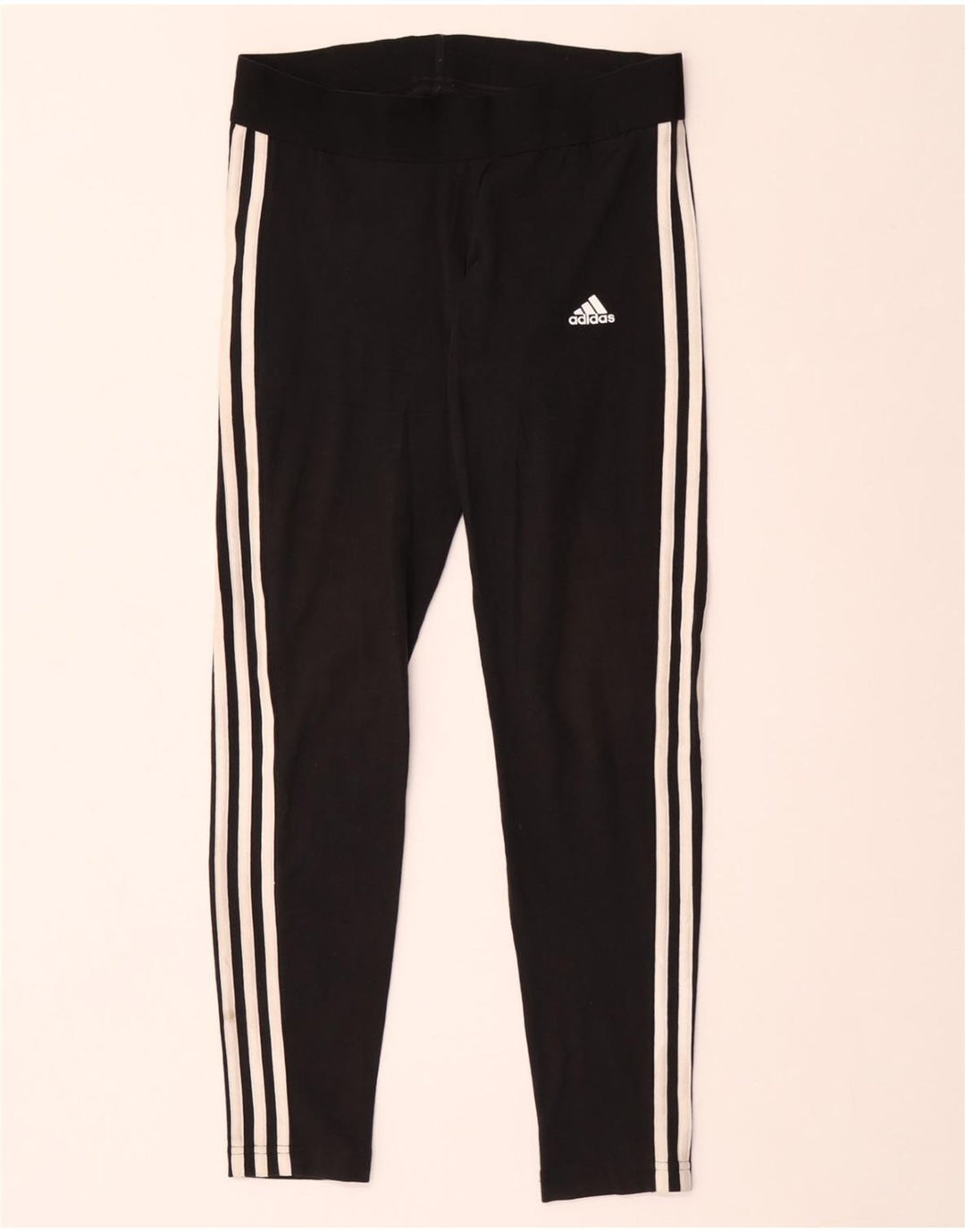 Legginsy damskie ADIDAS UK 12/14, średnia czarna bawełna