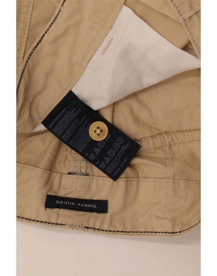 TOMMY HILFIGER Womens Mini Skirt W34 Large  Beige Cotton