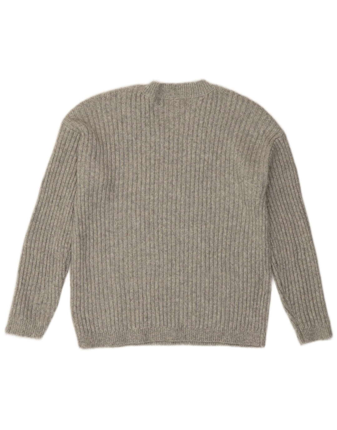 Marks & Spencer Damski sweter z okrągłym wycięciem pod szyją, UK 10, mały, szary