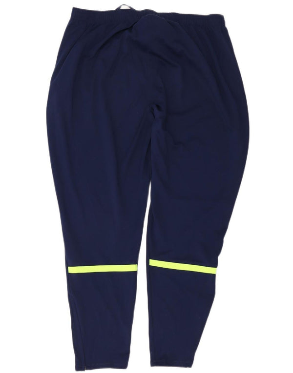 Damskie spodnie dresowe Nike Dri Fit UK 18 XL, granatowe, bloki kolorów