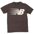 Męski T-shirt New Balance z grafiką, duży, szary, nakrapiany