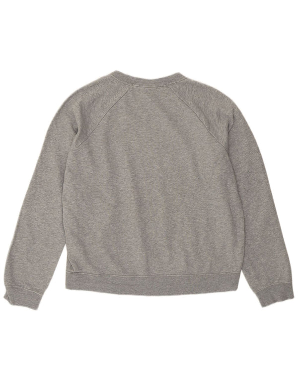 Damska bluza dresowa Nike o luźnym kroju, UK 12, średnia szara bawełna