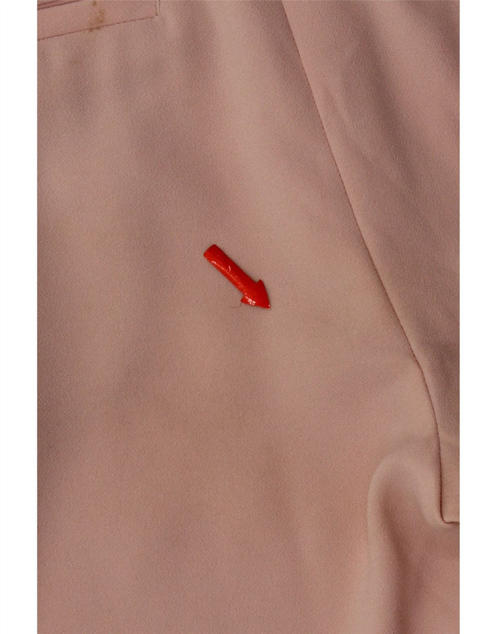 Spodnie damskie Zara Slim Chino, małe, W27 L26, różowy poliester