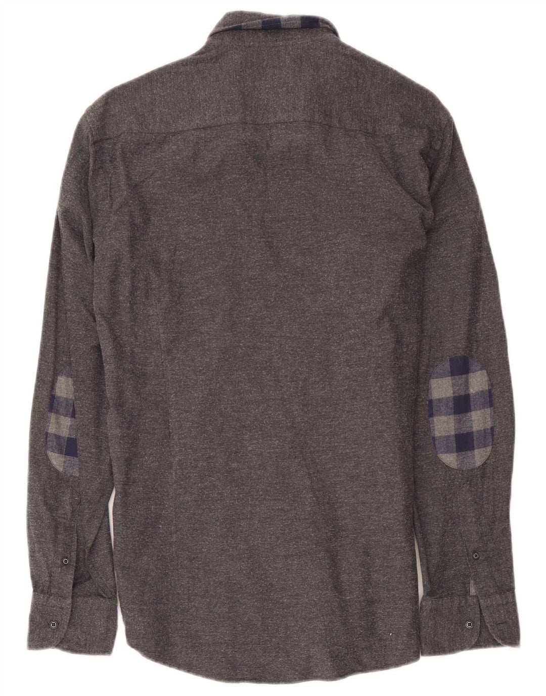 Koszula męska Massimo Dutti, duża, szara, w jodełkę
