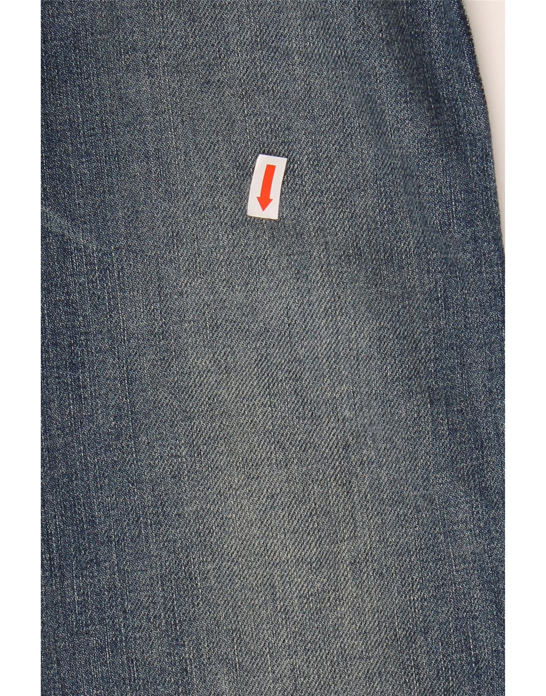 ARMANI Womens Straight Jeans W30 L31 Blue Cotton