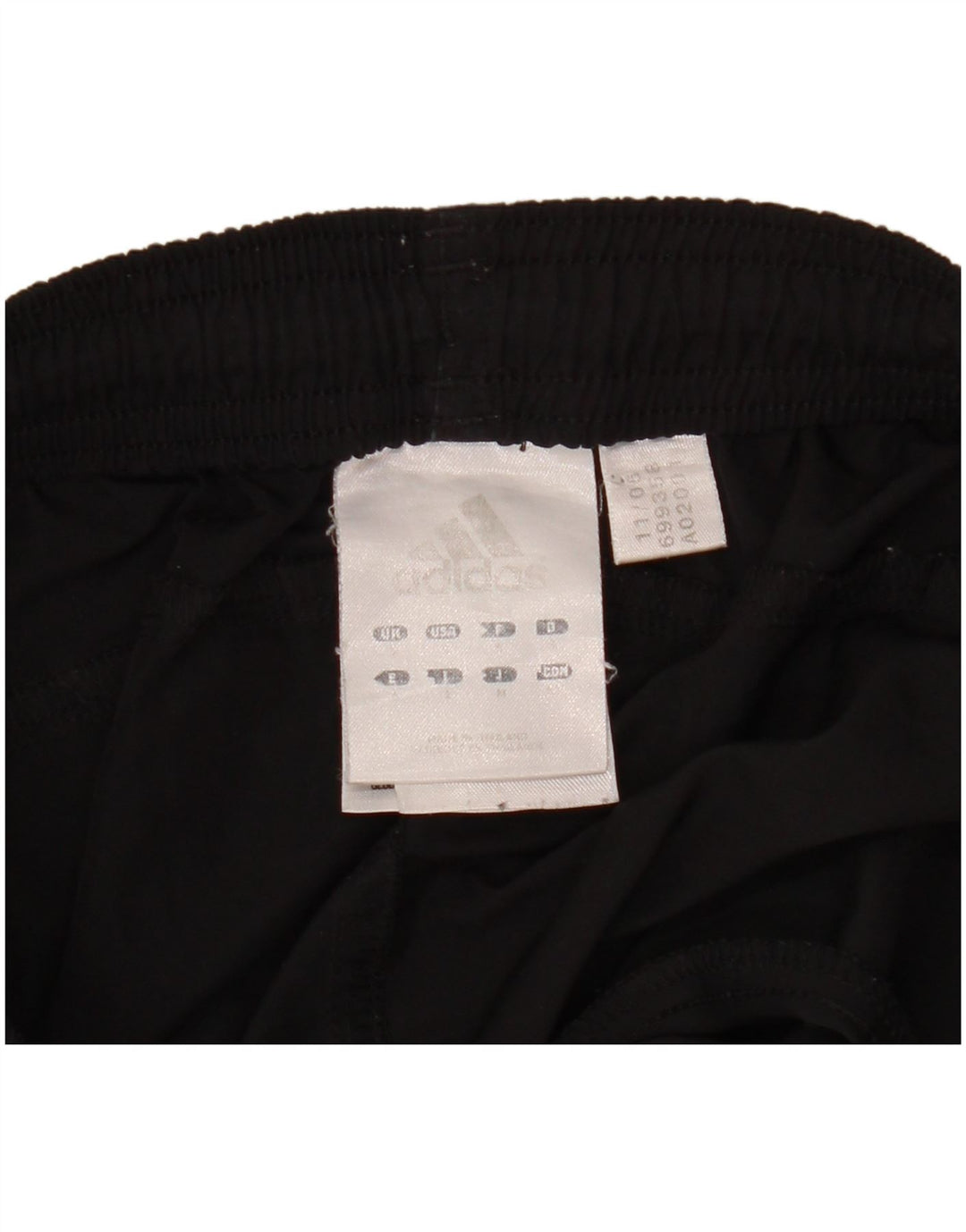 Męskie spodenki sportowe ADIDAS, małe, czarne, poliestrowe