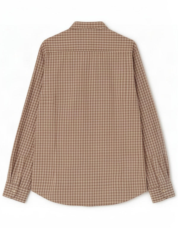 Męska koszula slim fit Massimo Dutti XL szara kratka