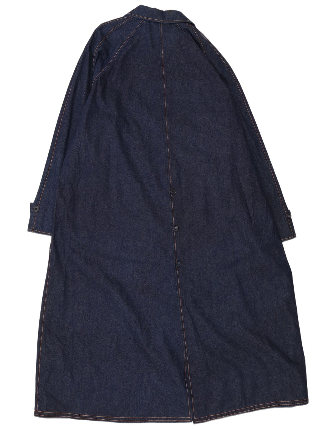 Męski płaszcz dżinsowy oversize VINTAGE UK 18 XL granatowy