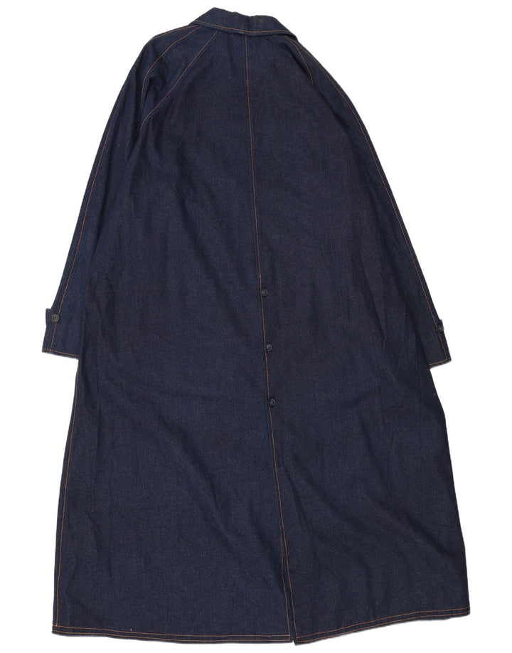 Męski płaszcz dżinsowy oversize VINTAGE UK 18 XL granatowy