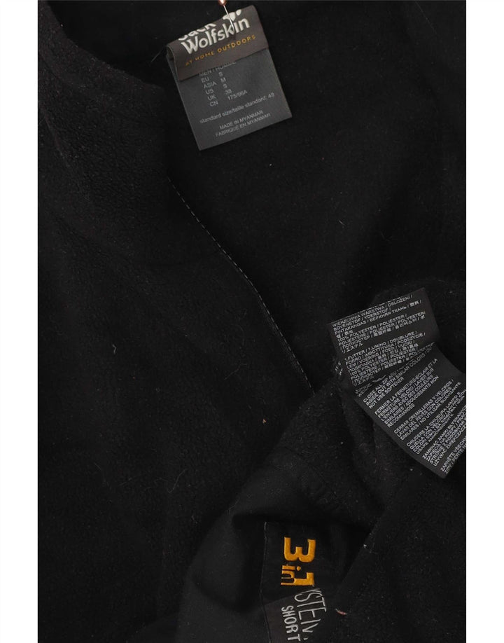 Męska kurtka polarowa Jack Wolfskin z podszewką UK 38 Small Black Polyester