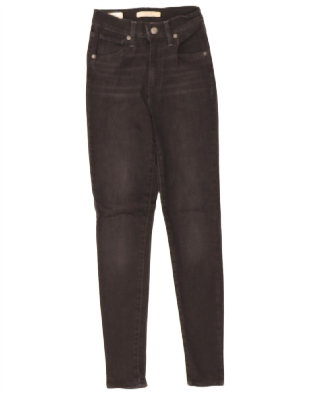 Damskie jeansy Levi's Super Skinny W25 L28 Szara bawełna