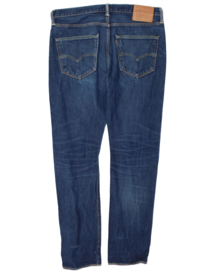 Męskie jeansy Levi's 501 Straight W34 L32 Niebieskie bawełniane
