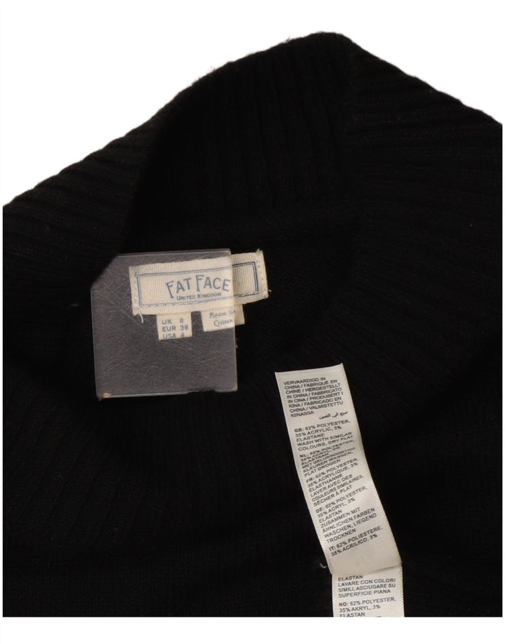Damska sukienka oversize z długim rękawem Fat Face UK 8 Small Black