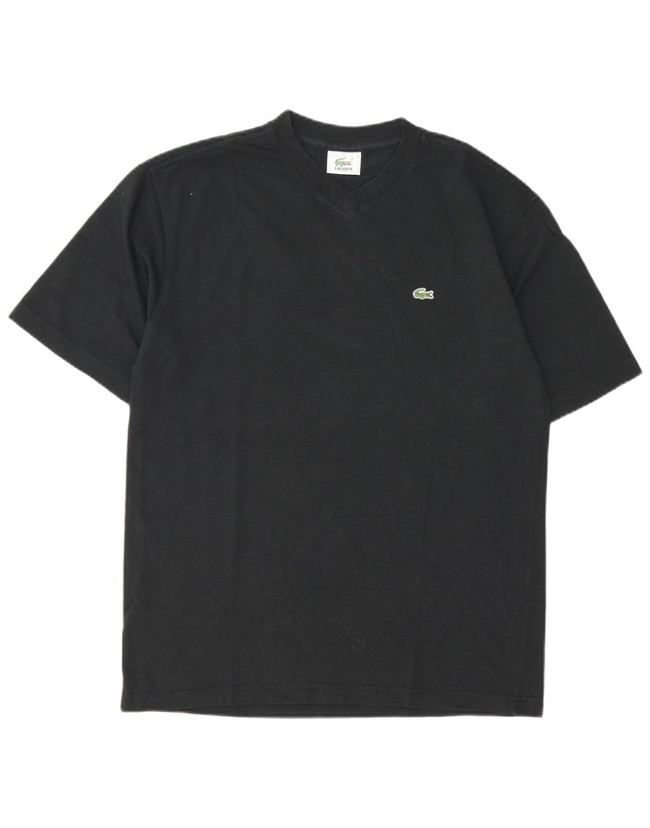 T-shirt męski Lacoste, rozmiar 3, mały, czarny, bawełniany