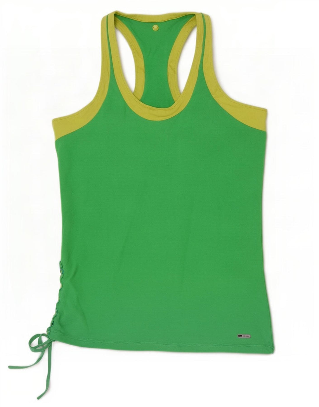 Damska kamizelka Puma Crop Top UK 10 Small Green Colorblock