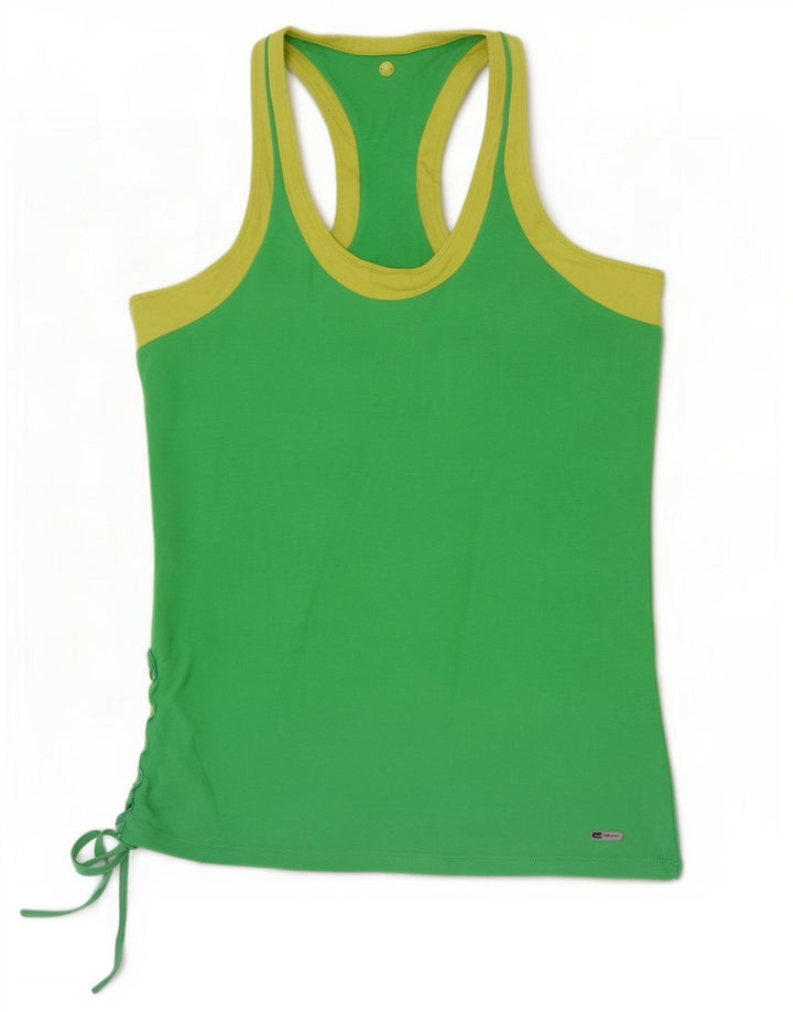 Damska kamizelka Puma Crop Top UK 10 Small Green Colorblock