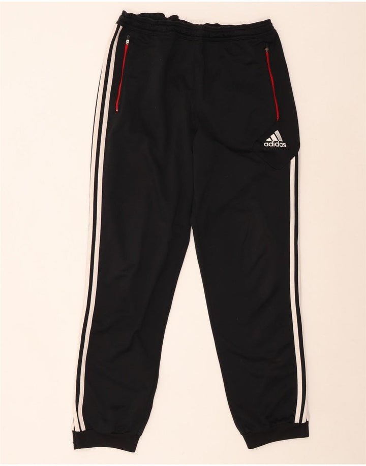 Męskie spodnie dresowe ADIDAS Joggers UK 44/46, duży czarny poliester