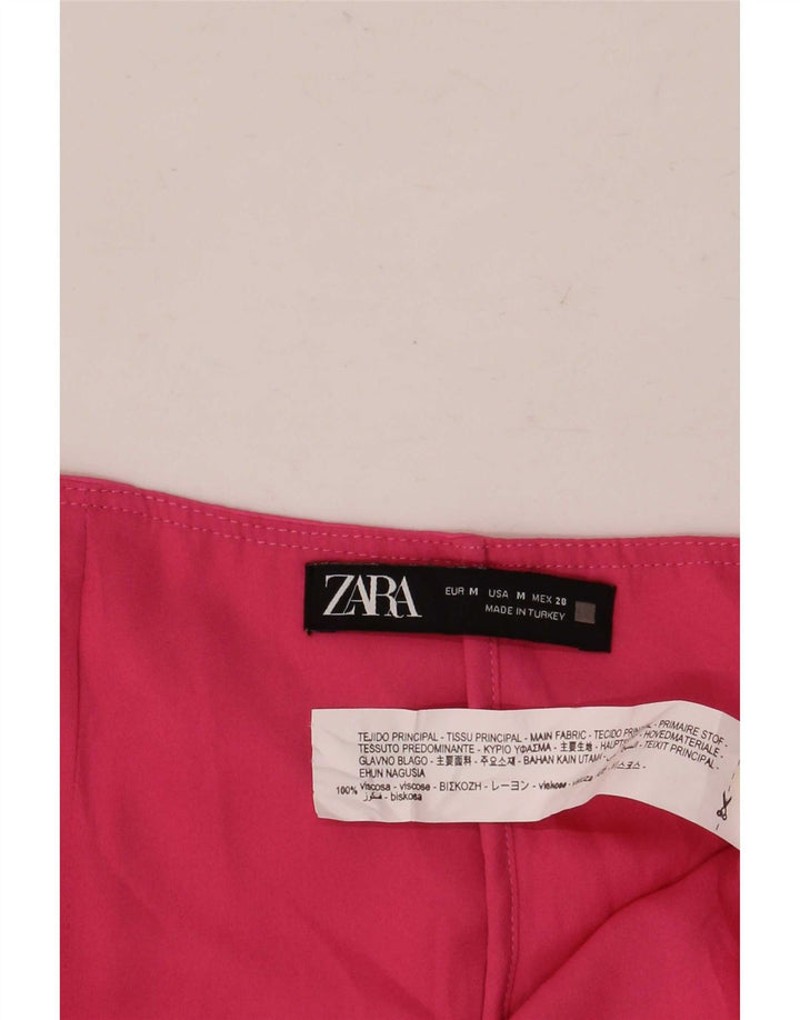 Skort damski Zara Medium W28 Różowa wiskoza