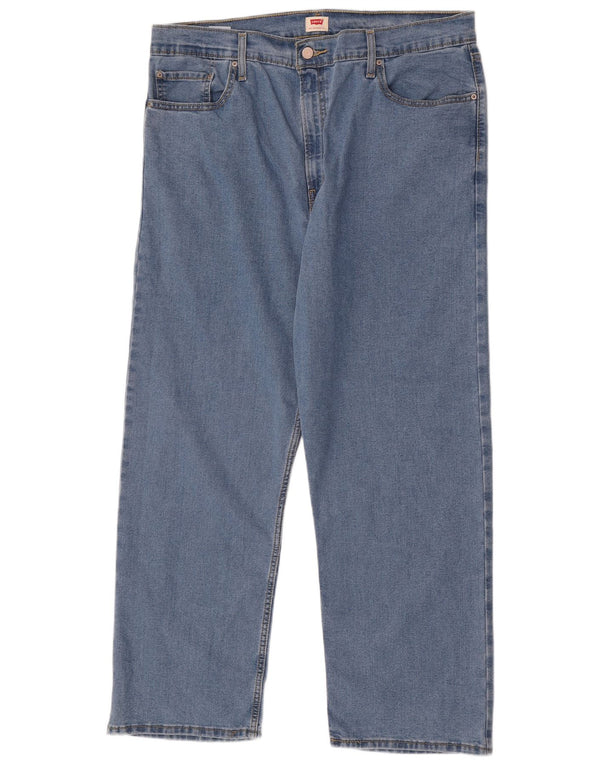 Męskie proste dżinsy Levi's W34 L28 Niebieskie bawełniane