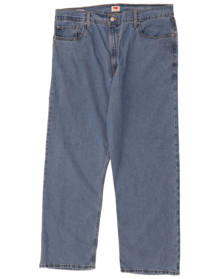 Męskie proste dżinsy Levi's W34 L28 Niebieskie bawełniane