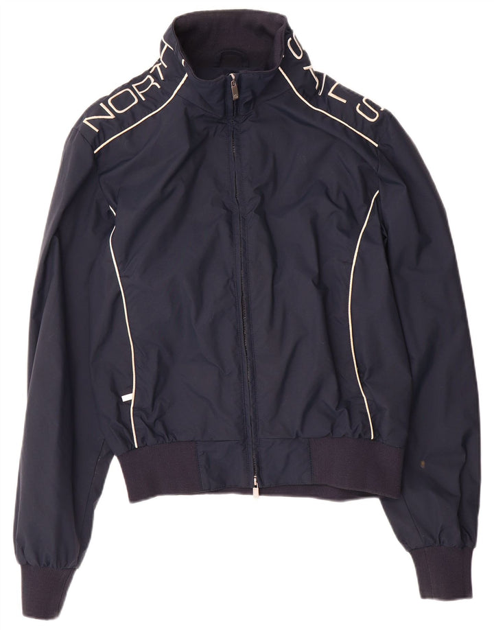 Męska kurtka bomber North Sails UK 36, mała, granatowa, nylonowa