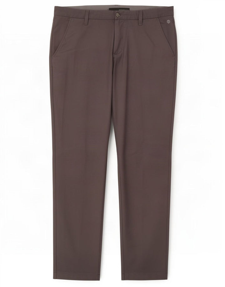 Adidas Męskie Proste Spodnie Chino W32 L30 Szary Poliester