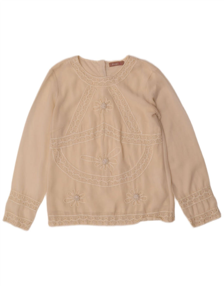 Damska bluzka z długim rękawem Awear Top UK 10, mały, złamany biały poliester