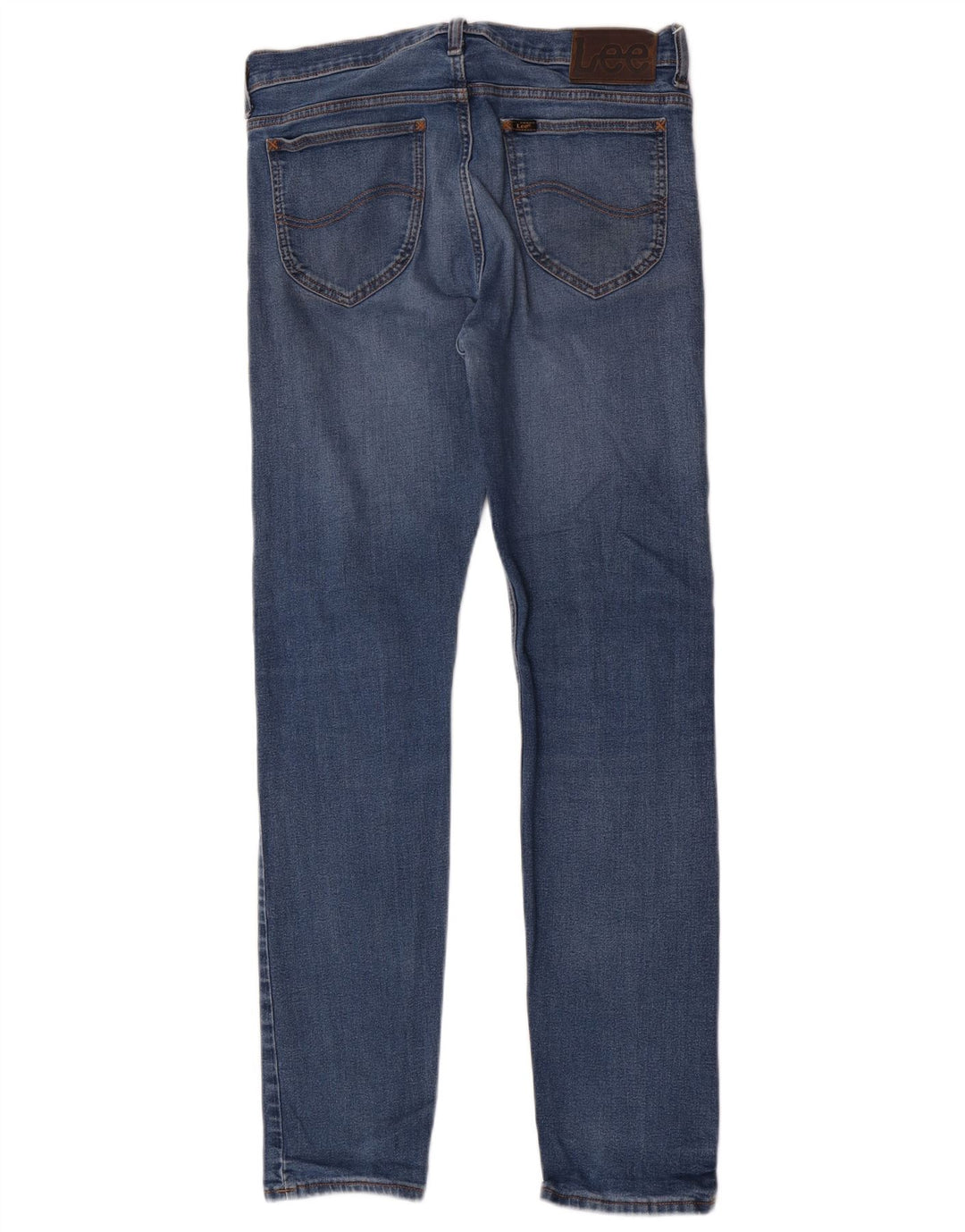 Męskie jeansy Lee Rider Distressed W32 L31 Niebieskie, bawełniane