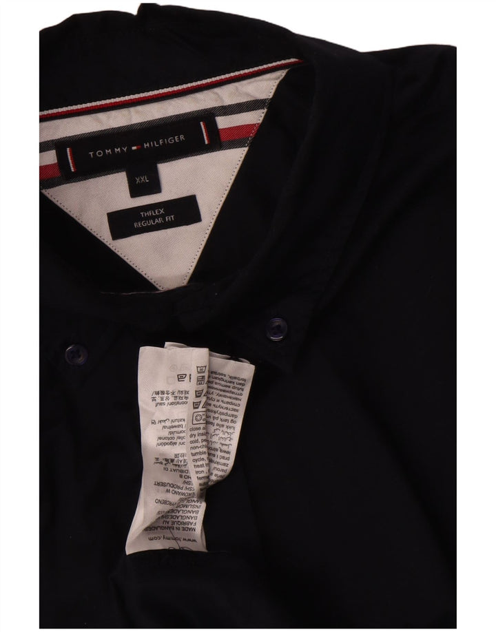 Koszula męska Tommy Hilfiger o regularnym kroju 2XL, granatowa, bawełniana