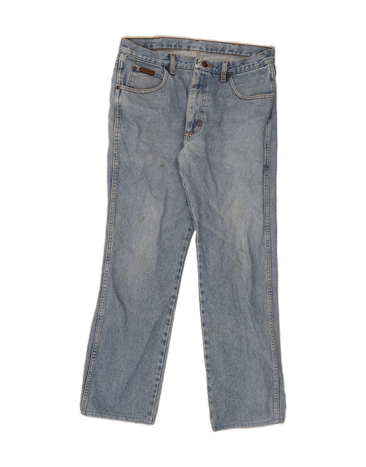 WRANGLER Mens Straight Jeans W34 L30 Blue Vintage Wrangler and Second-Hand Wrangler from Messina Hembry 