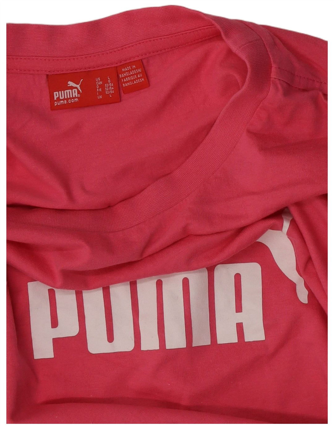 Męski T-shirt Puma z grafiką, duży, różowy