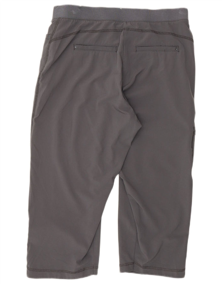Damskie spodnie Capri LEE o swobodnym kroju US 8 Medium W30 L20 Szary poliester