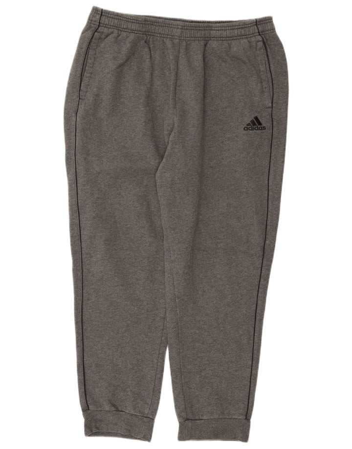 Męskie spodnie dresowe Adidas Joggers XL Szara bawełna