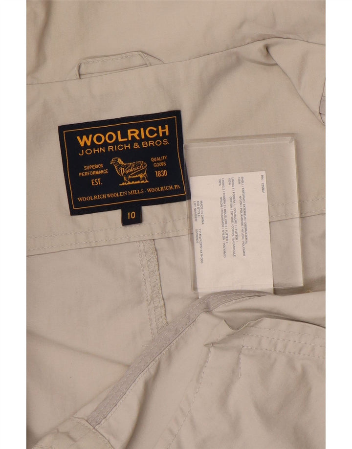 WOOLRICH Dziewczęca kurtka bomberka 9-10 lat, szary nylon