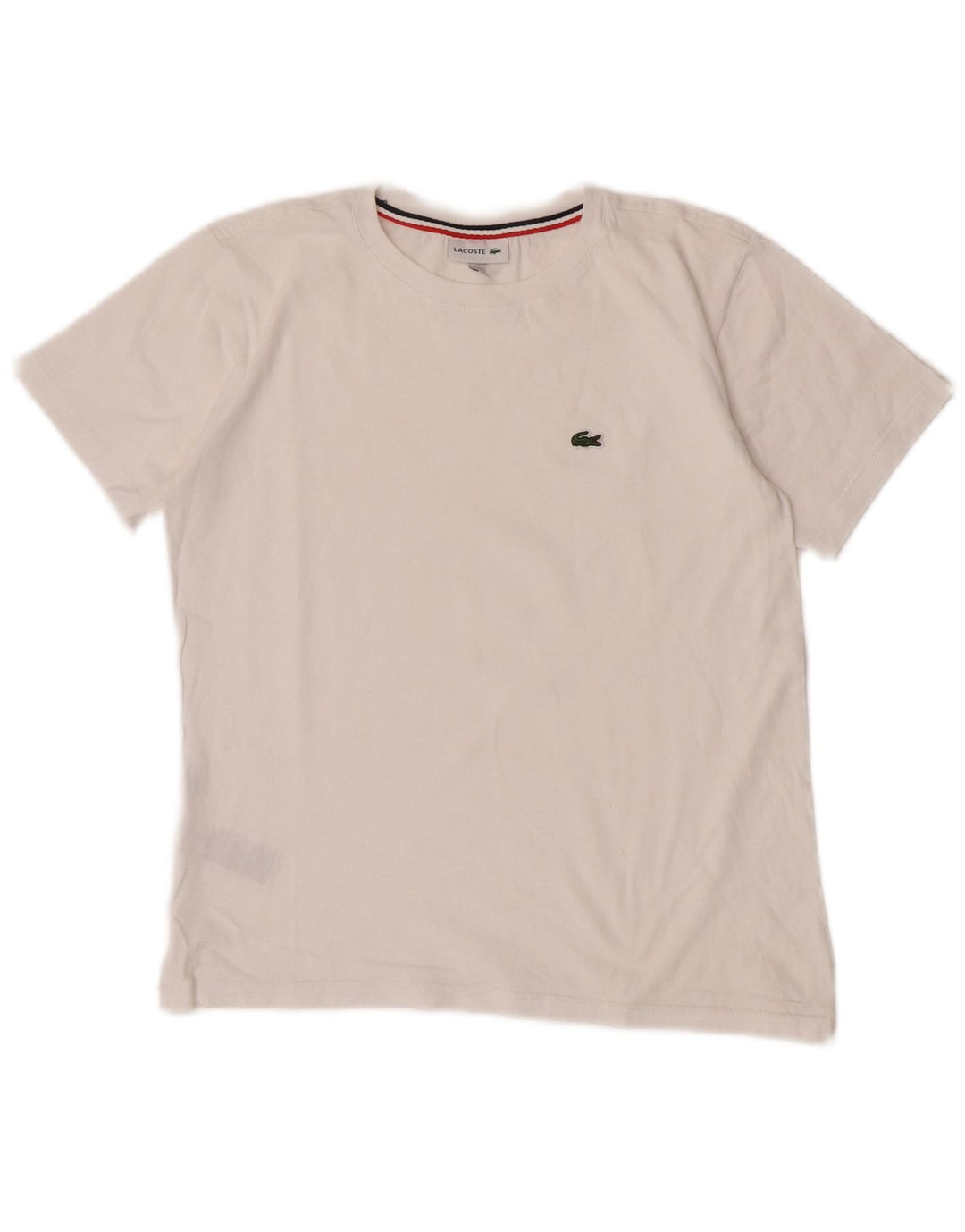 T-shirt chłopięcy Lacoste 11-12 lat, biała bawełna