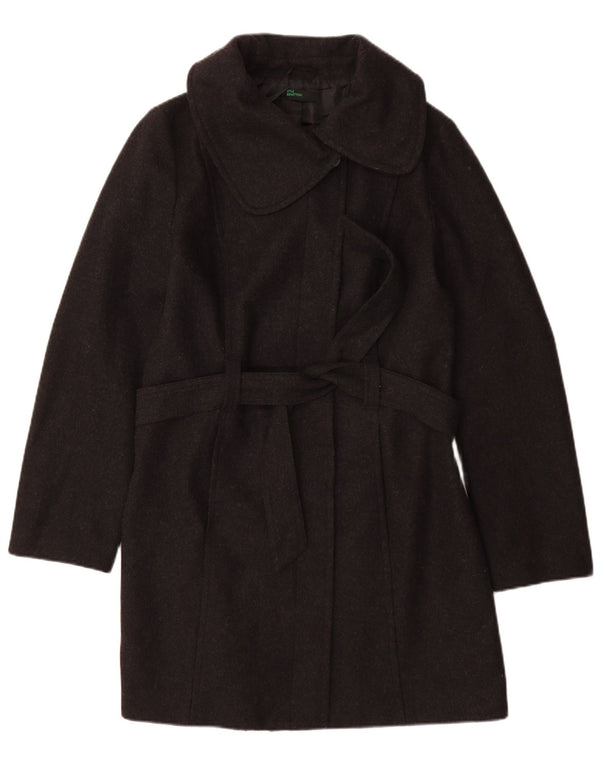 Płaszcz damski BENETTON IT 46, duży, szary, wełniany