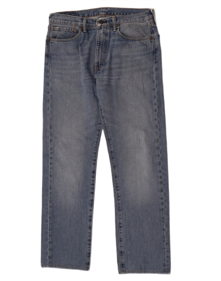 Męskie jeansy Levi's 505 Straight W34 L32 Niebieskie bawełniane
