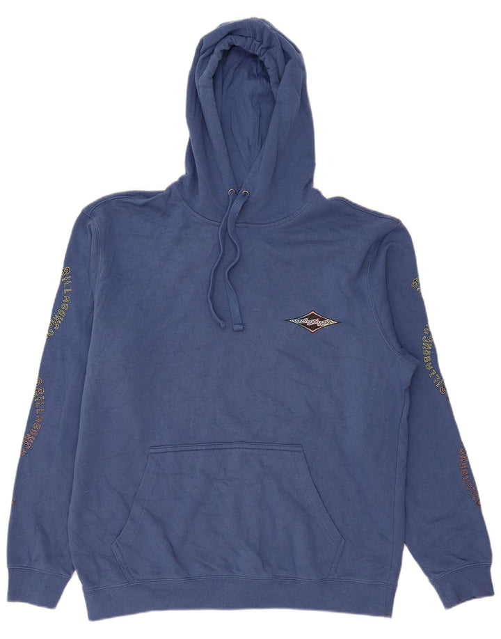 Męski sweter z kapturem i grafiką Billabong, duży niebieski