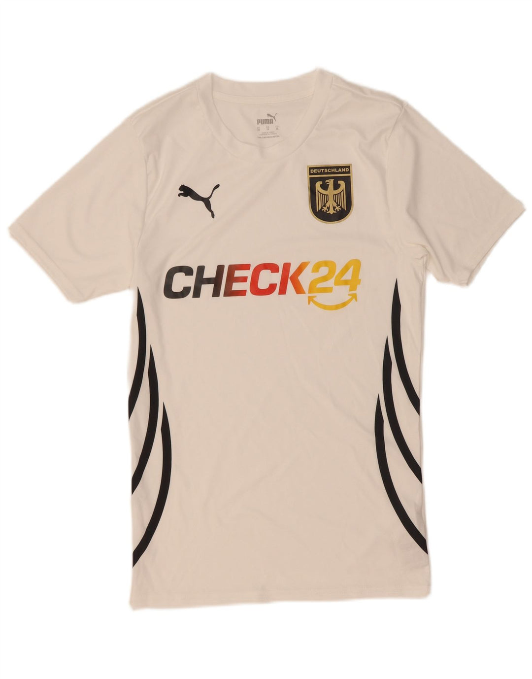 Męska koszulka Puma Deutshland z grafiką Top XS, biały poliester